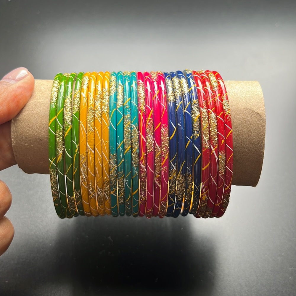 Indian party bangles - Sparkly & Multicolour 🌈✨